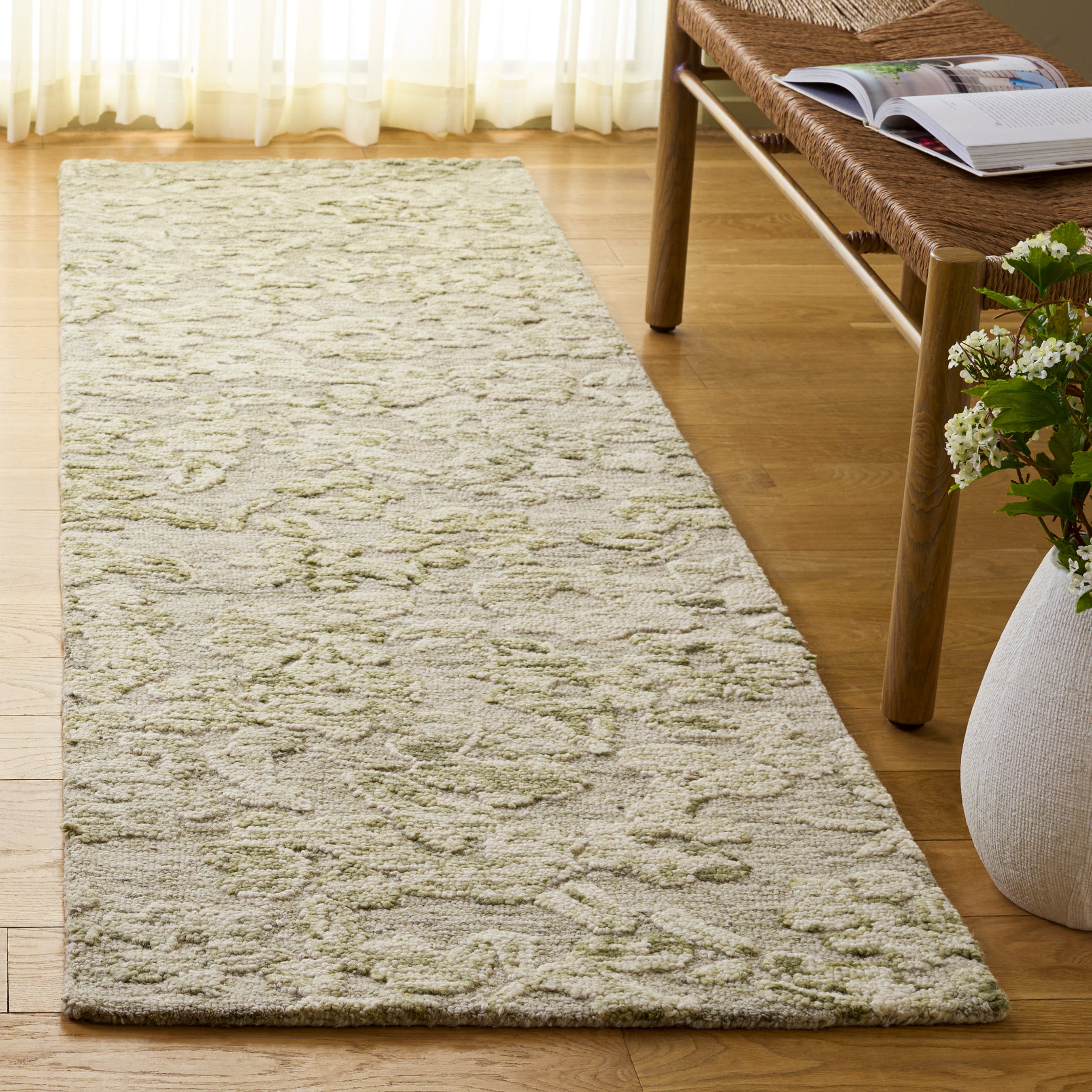 GREEN / IVORY