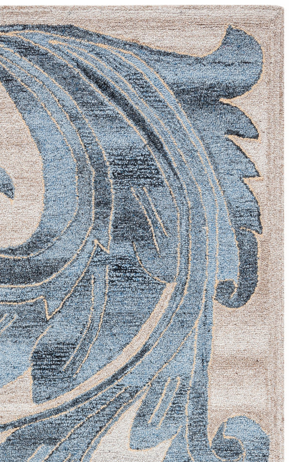 BEIGE / BLUE