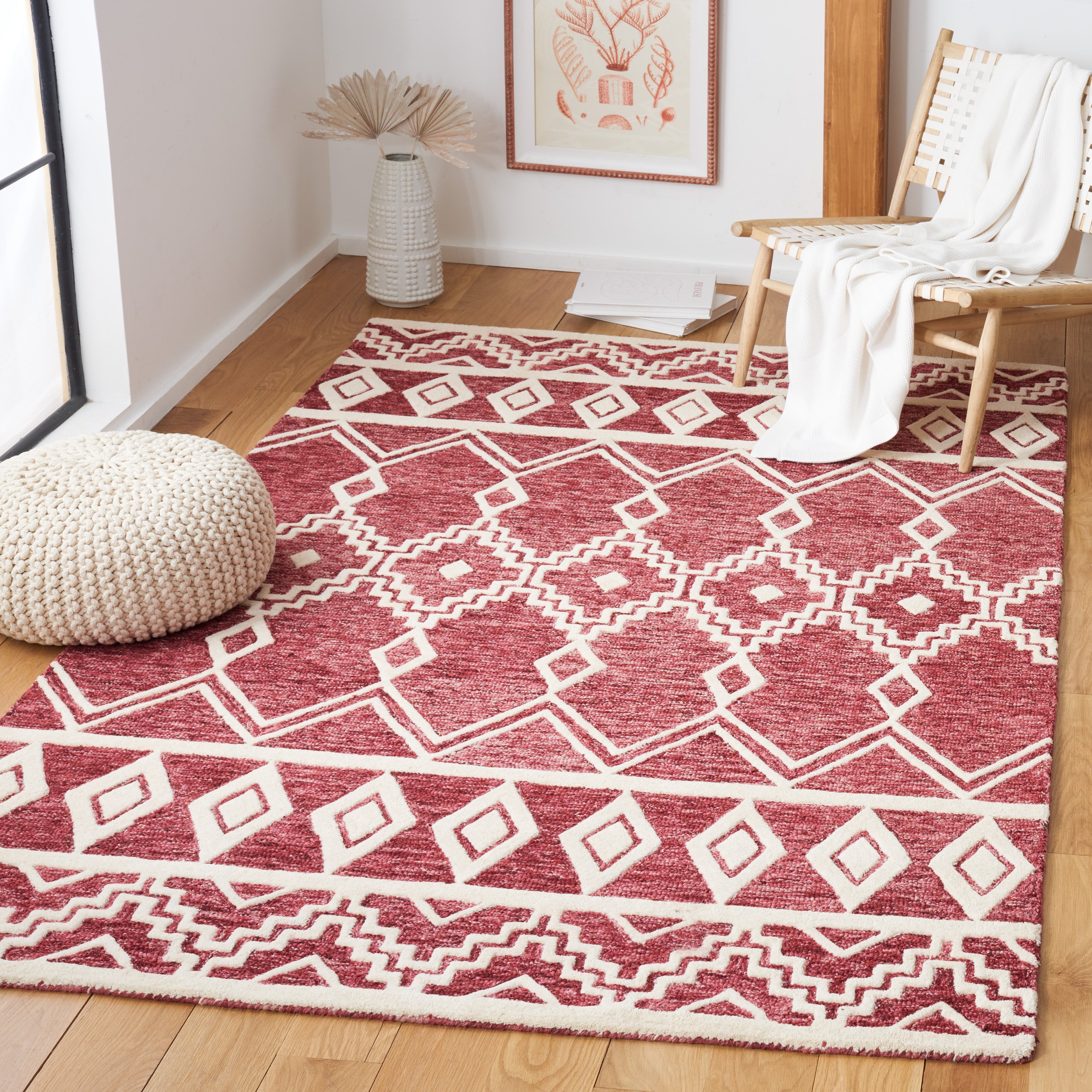 RED / IVORY