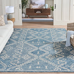 BLUE / IVORY