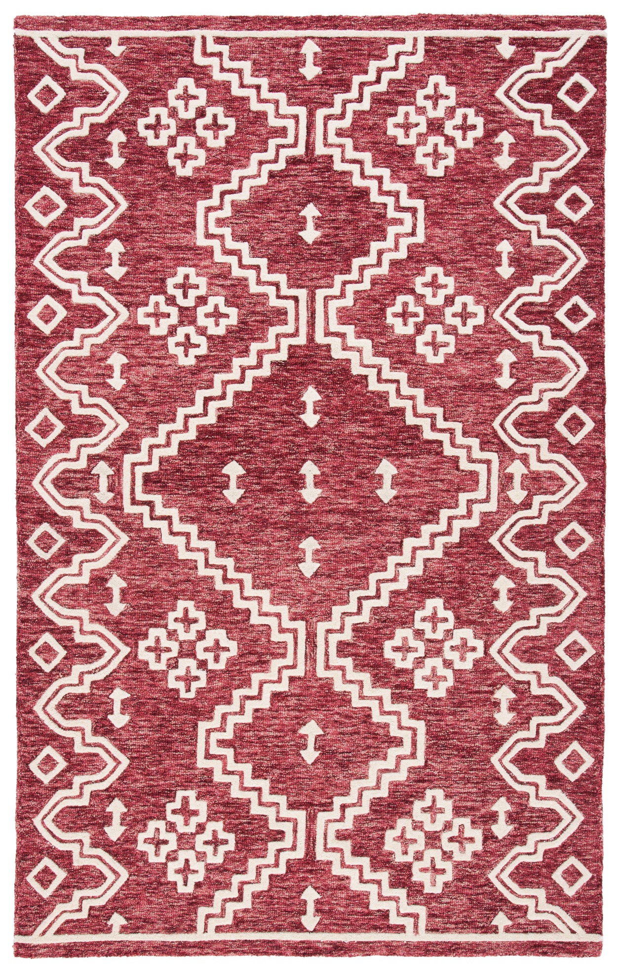 RED / IVORY