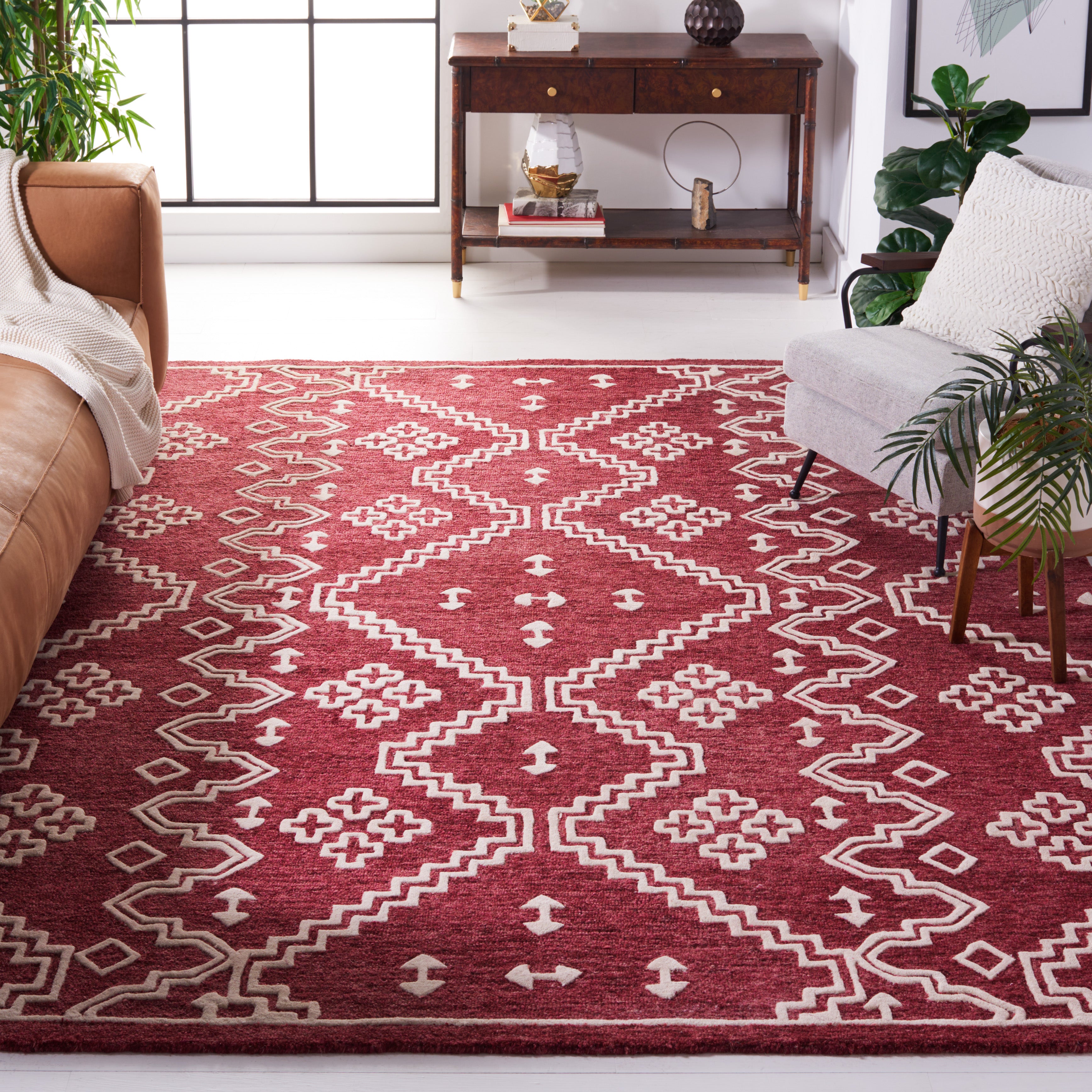 RED / IVORY