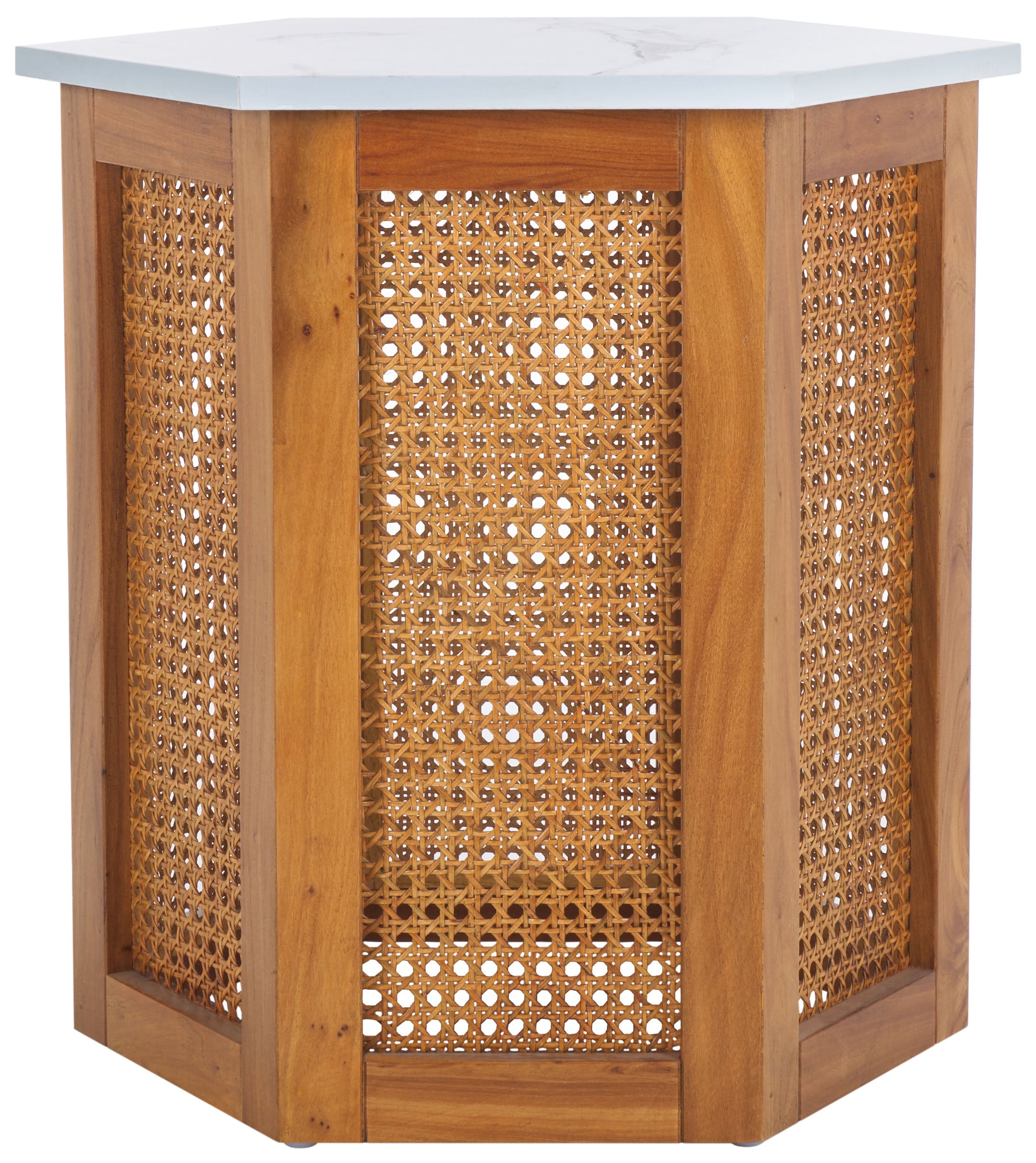 White Faux Marble / Natural - White Faux Marble / Natural