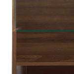 WALNUT / GLASS