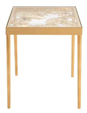 Safavieh Leilani Palm Leaf Side Table, ACC2500