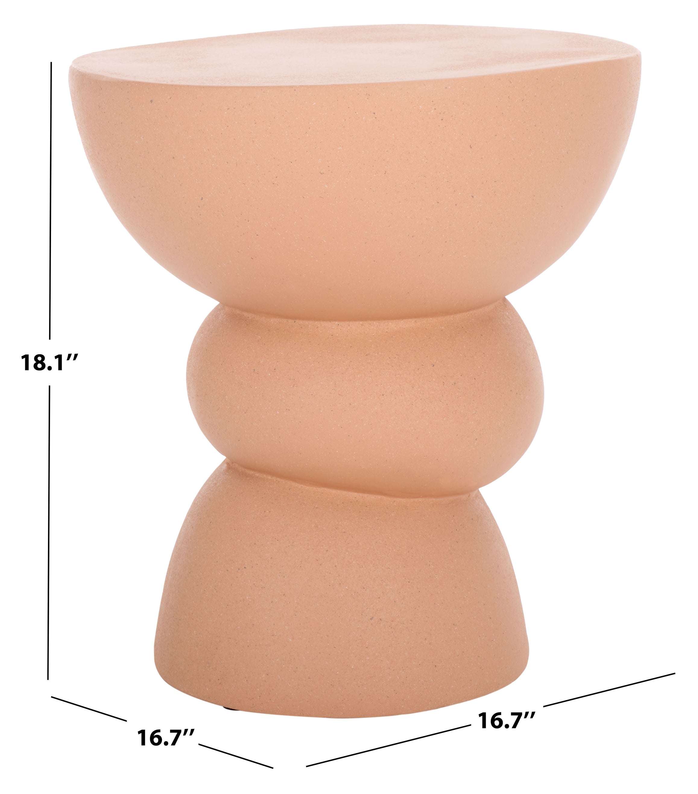 Safavieh Erwin Accent Table, ACC2809 - Terracotta