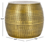 Safavieh Apoline Side Table With Storage, ACC5500 - Antique Brass