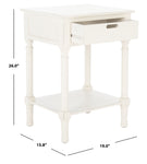 Safavieh Landers 1 Drawer Accent Table , ACC5708 - Distressed White