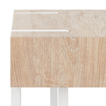 Safavieh Aberton End Table, ACC7002 - Natural / White