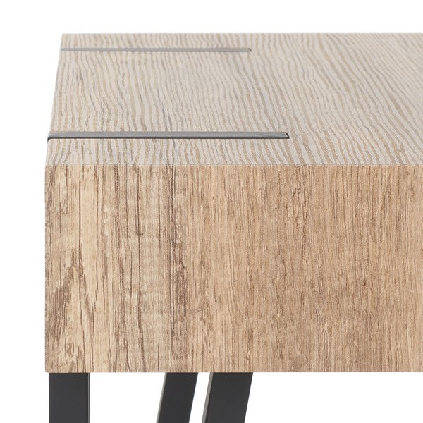 Safavieh Aburton End Table, ACC7003 - Multibrown / Black