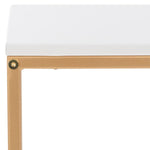 Safavieh Eugenia Side Table, ACC8007 - White / Brown / Gold 