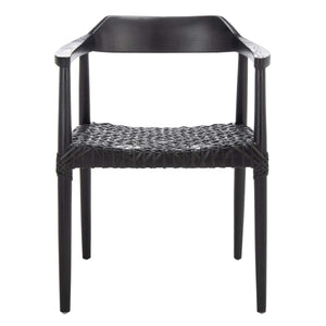 Safavieh Munro Leather Woven Accent Chair, ACH1005