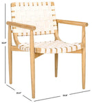 Safavieh Dionne Accent Chair, ACH1201 -White / Natural