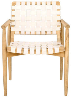 Safavieh Dionne Accent Chair, ACH1201 -White / Natural