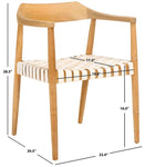 Safavieh Amycus Accent Chair, ACH1202 - White/Natural