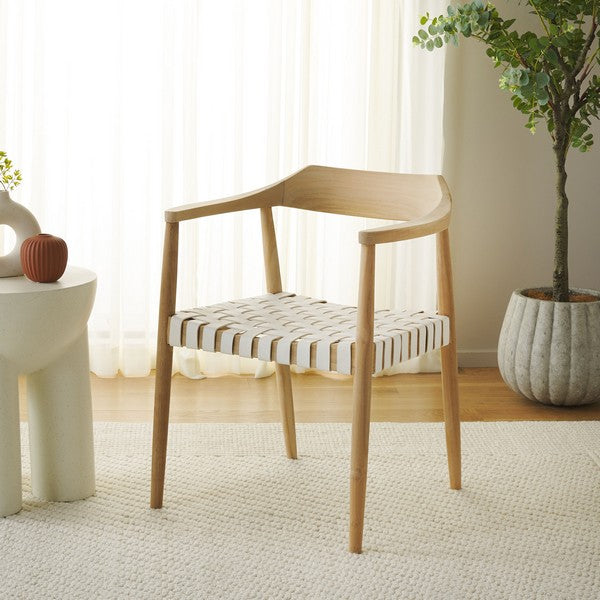 Safavieh Amycus Accent Chair, ACH1202 - White/Natural