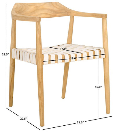 Safavieh Amycus Accent Chair, ACH1202 - Natural / White