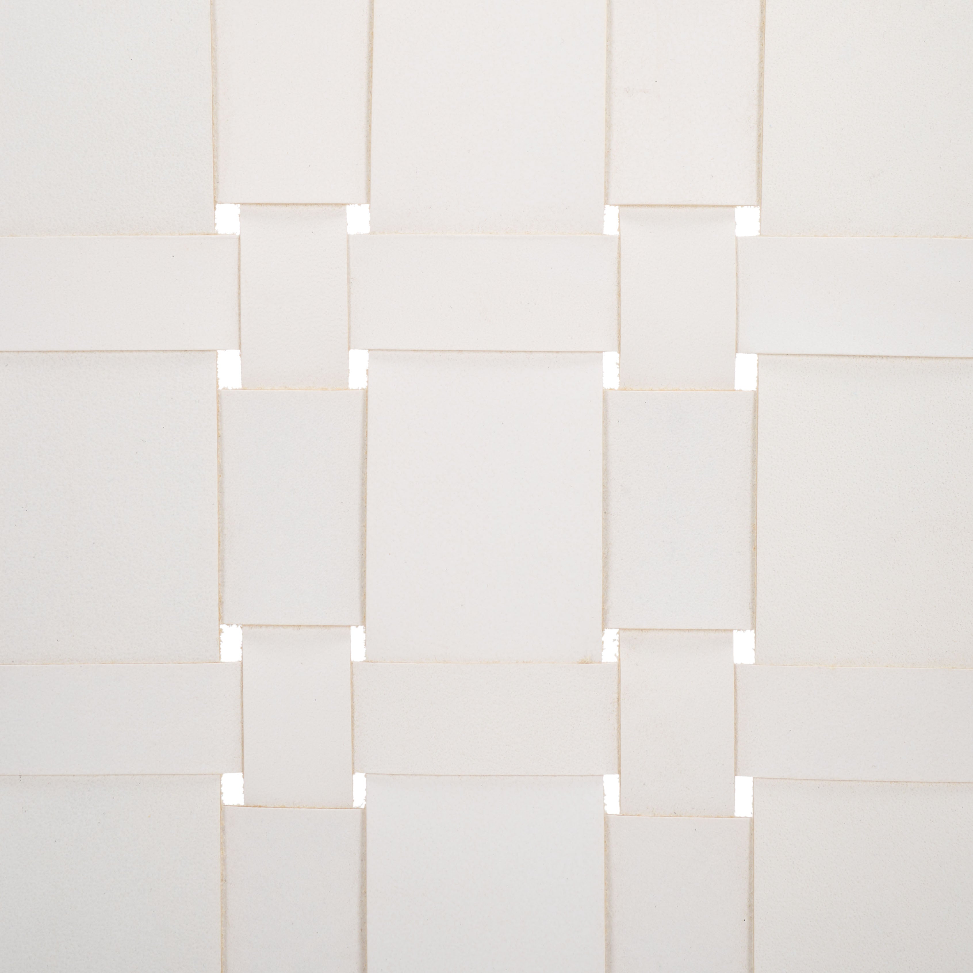 Safavieh Baden Leather Woven Arm Chair, ACH1203 - White / Natural