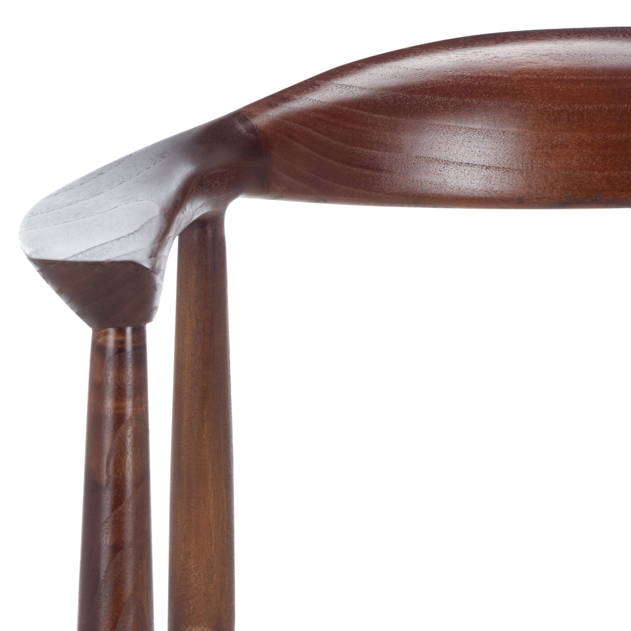 Safavieh Baden Leather Woven Arm Chair, ACH1203 - White / Brown