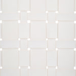 Safavieh Baden Leather Woven Arm Chair, ACH1203 - White / Brown