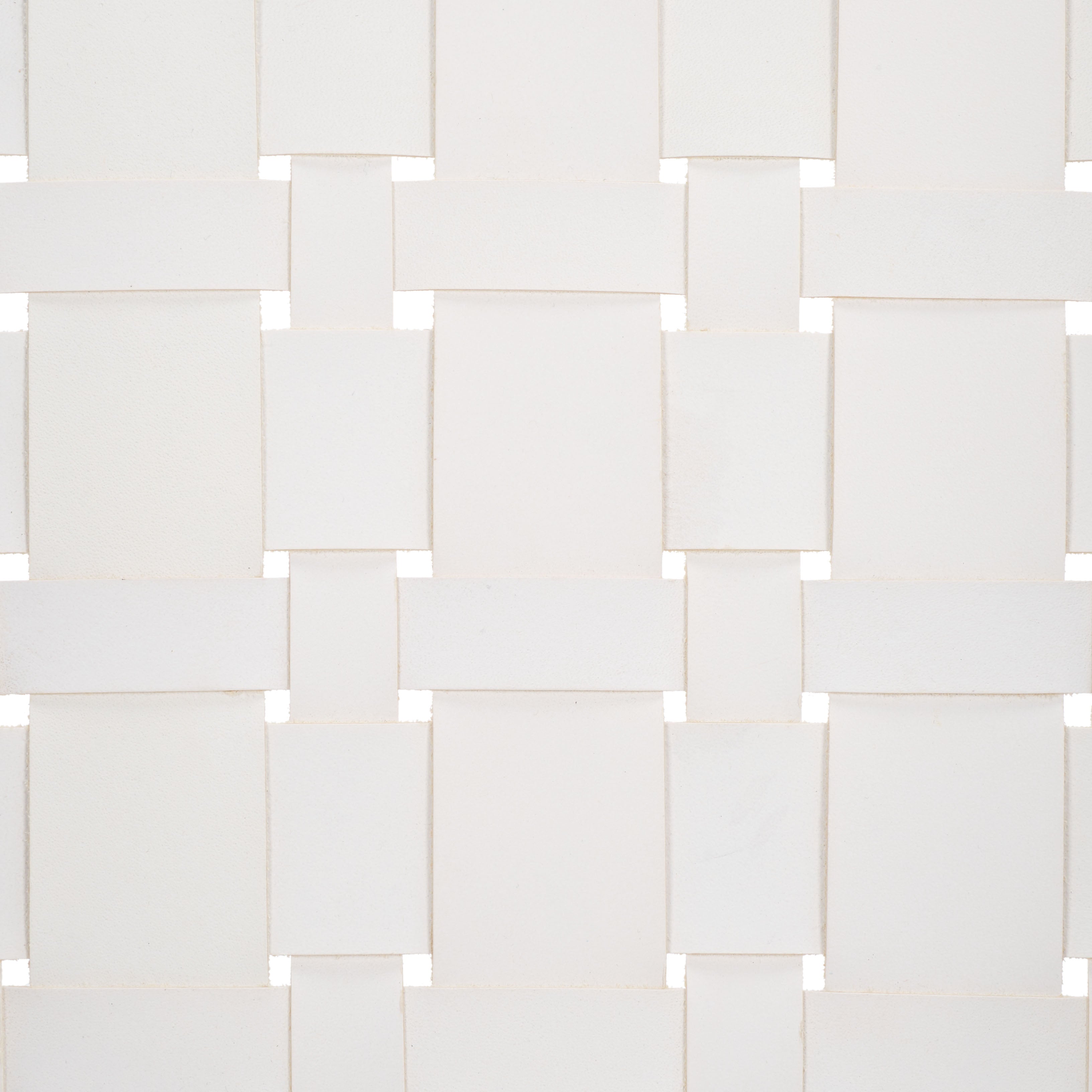 Safavieh Baden Leather Woven Arm Chair, ACH1203 - White / Brown