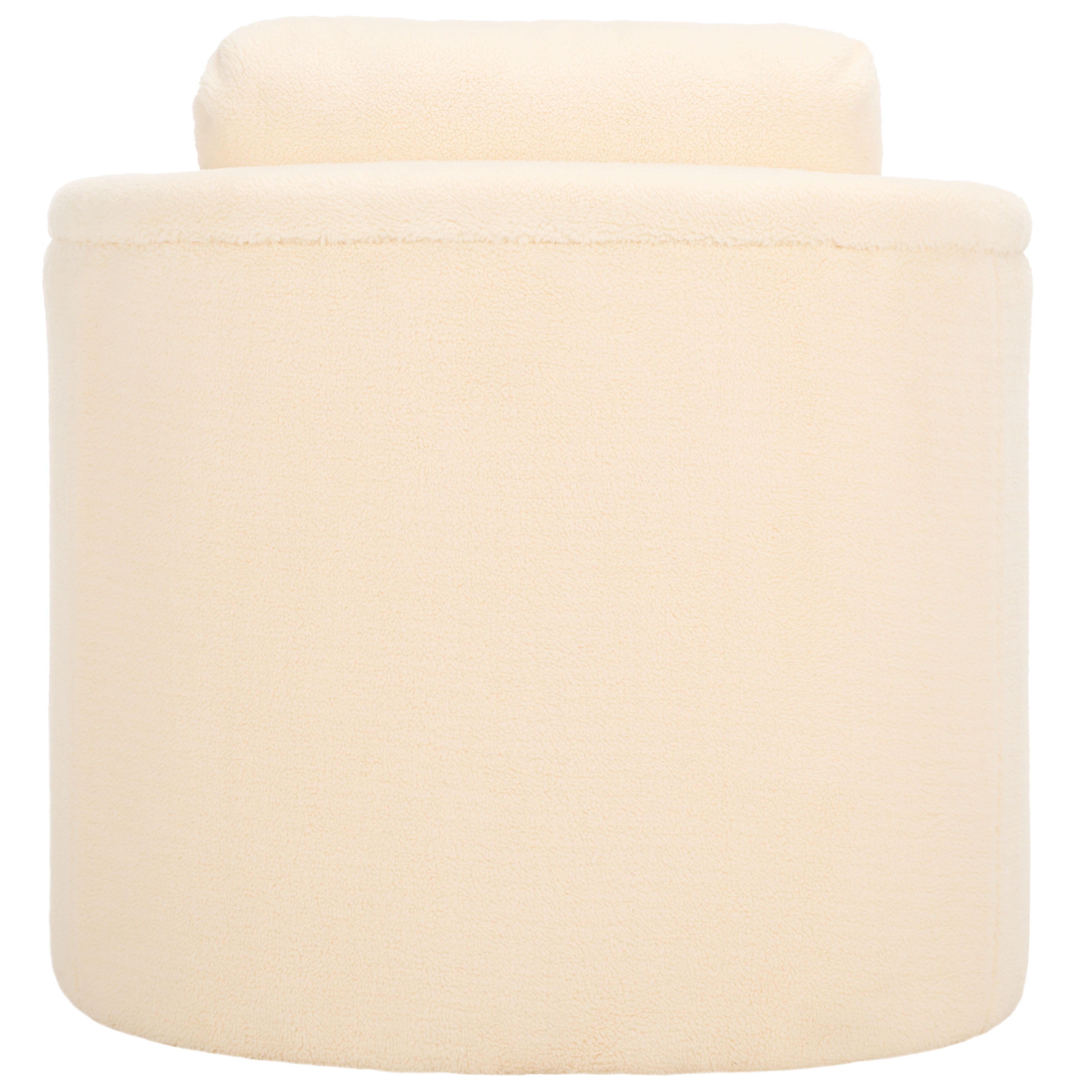 Safavieh Fifer Accent Chair , ACH1304 - Cream Faux Shearling