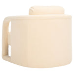 Safavieh Fifer Accent Chair , ACH1304 - Cream Faux Shearling