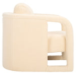 Safavieh Fifer Accent Chair , ACH1304 - Cream Faux Shearling