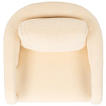 Safavieh Fifer Accent Chair , ACH1304 - Cream Faux Shearling