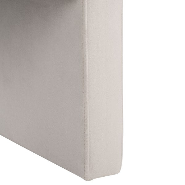 Safavieh Ylva Accent Chair, ACH4015 - Light Grey Velvet