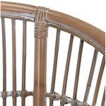 safavieh olivia rattan accent chair with cushion, ach6516 - Grey White Wash/ White