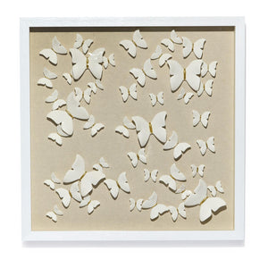 Two's Company Butterflies Shadow Box Wall Art