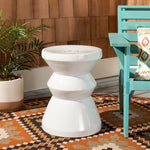 Safavieh Larsa Garden Stool, ACS4576 - White