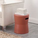 Safavieh Dijera, 16 Nch, Ceramic Garden Stool, ACS4599 - Terracotta