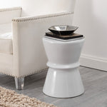 Safavieh Savello, 17.72 Inch, Ceramic Garden Stool, ACS4601 - White