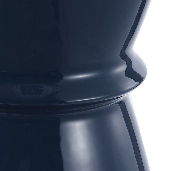 Safavieh Savello, 17.72 Inch, Ceramic Garden Stool, ACS4601 - Navy