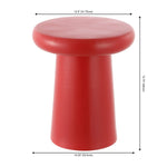 Safavieh Noldita, 15.75 Inch, Ceramic Garden Stool, ACS4607 - Bright Red