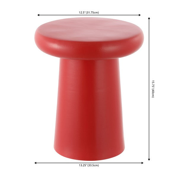Safavieh Noldita, 15.75 Inch, Ceramic Garden Stool, ACS4607 - Bright Red