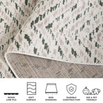 IVORY / DARK GREEN