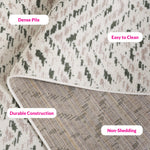 IVORY / DARK GREEN