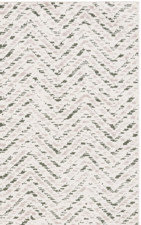 IVORY / DARK GREEN