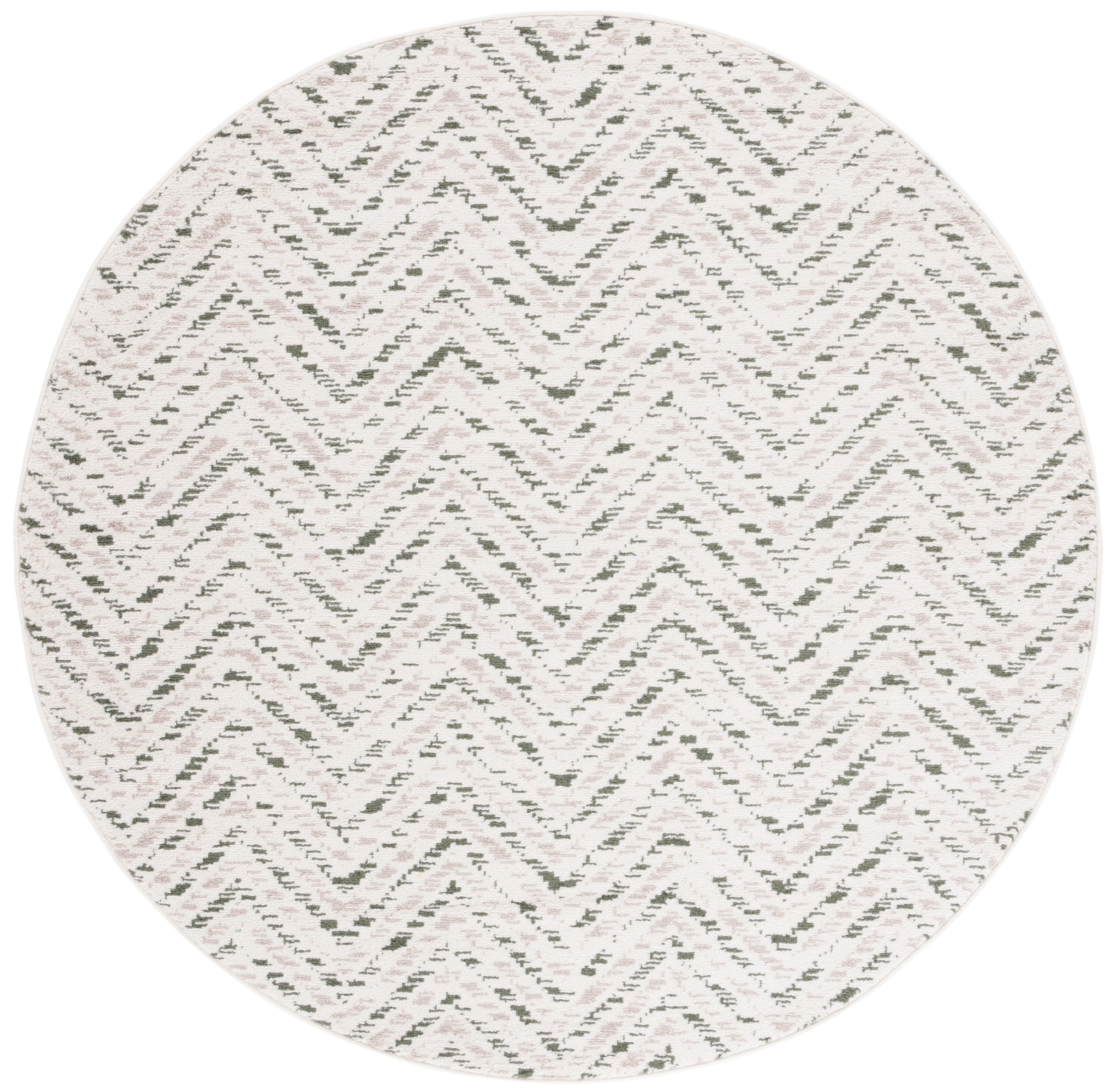 IVORY / DARK GREEN