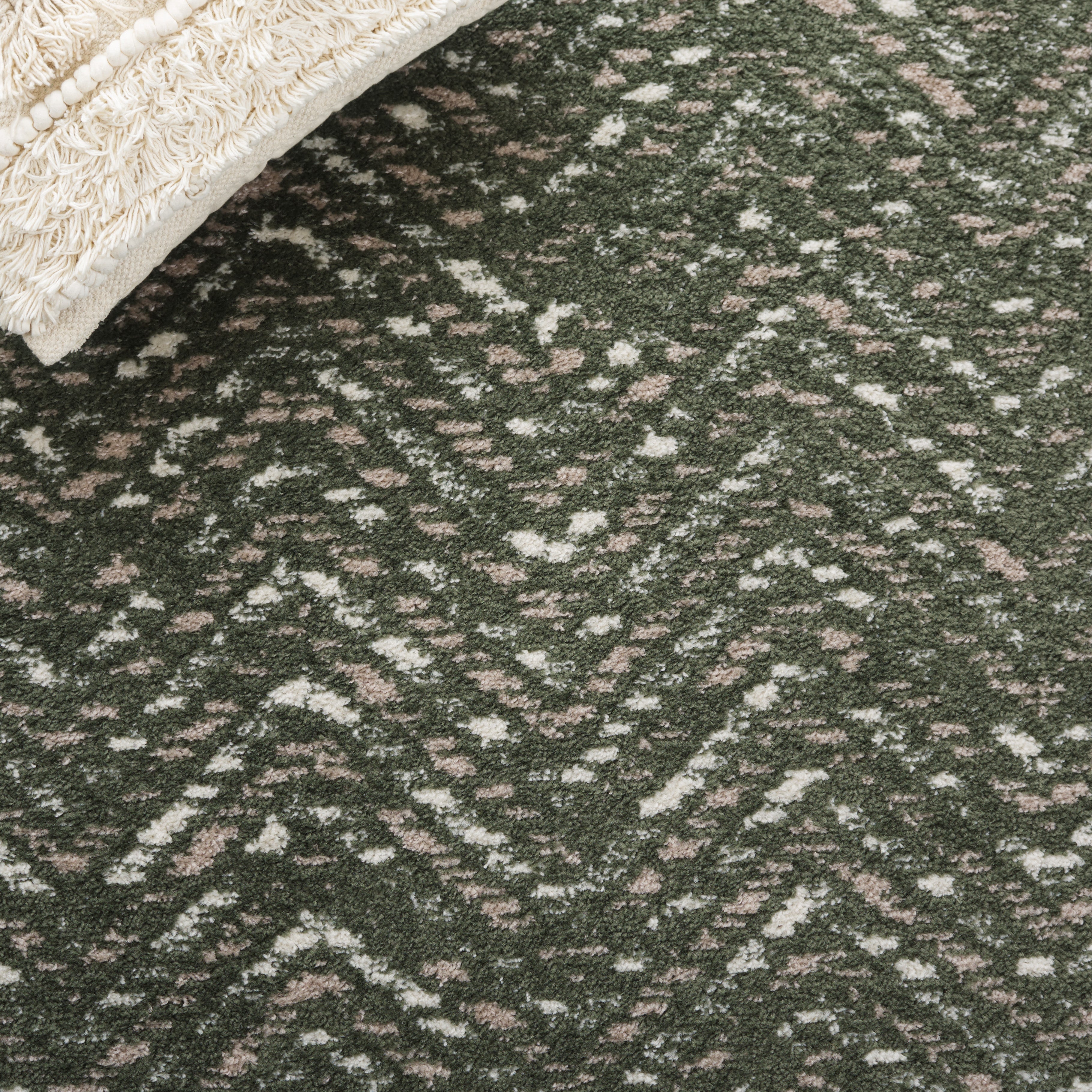 DARK GREEN / IVORY