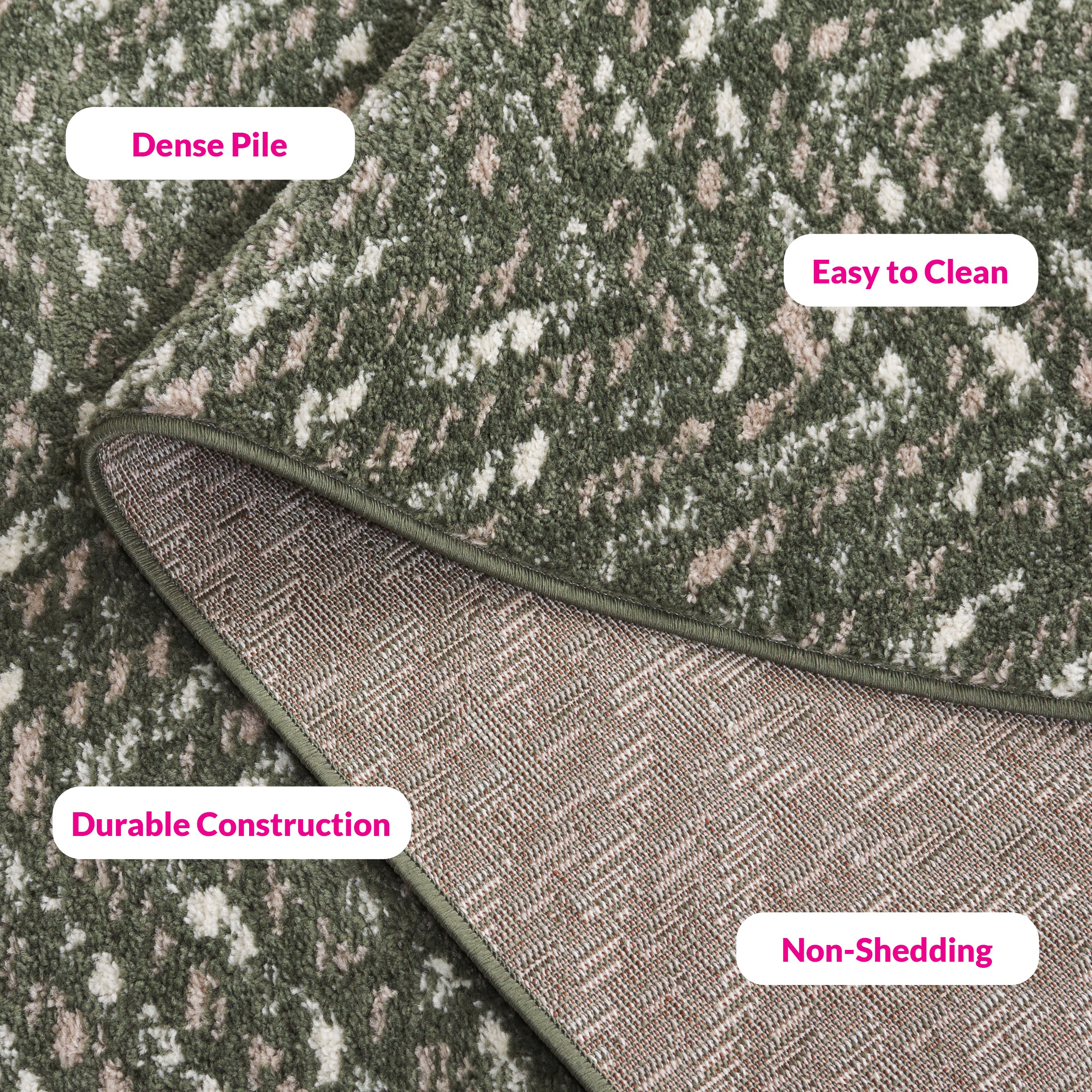 DARK GREEN / IVORY