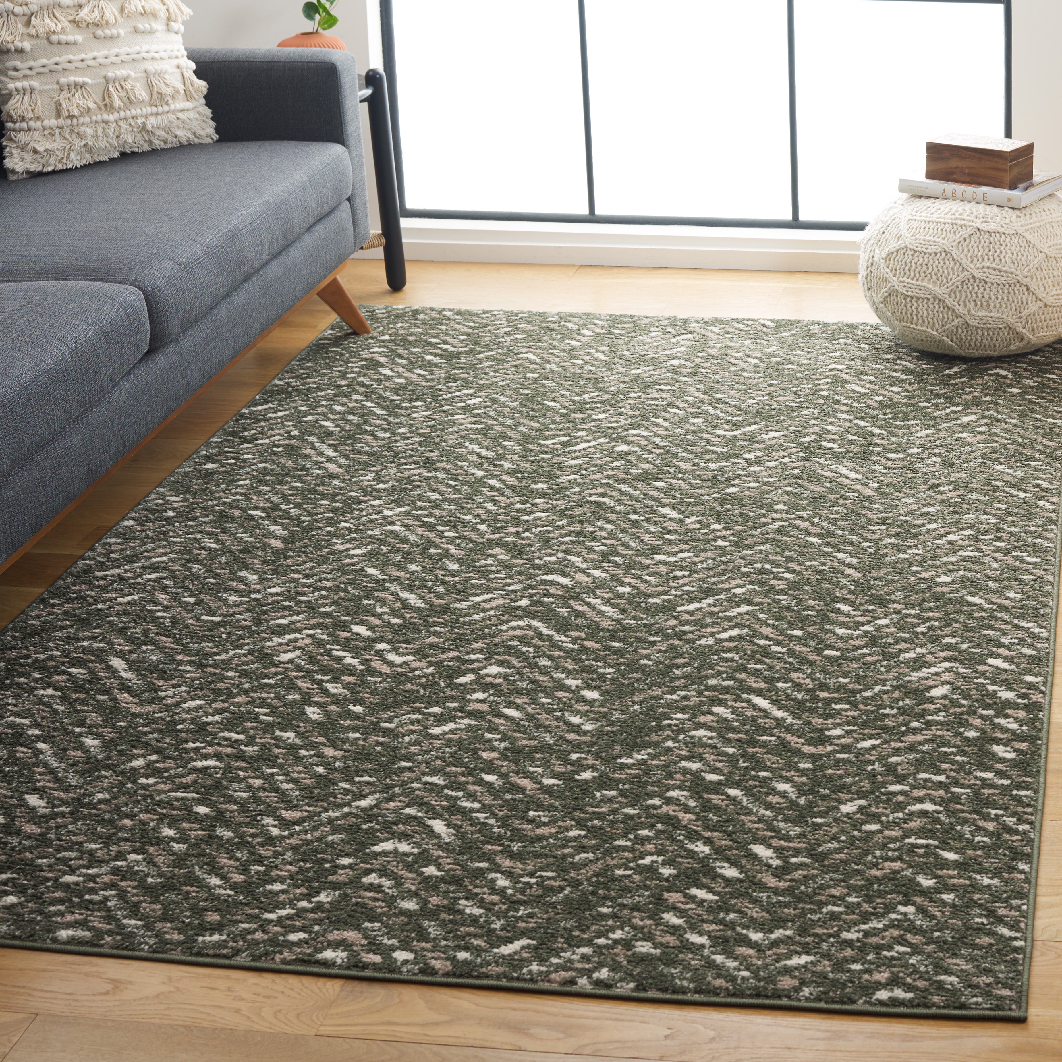 DARK GREEN / IVORY