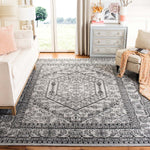 Safavieh Adirondack 108 Rug, Silver, ADR108 - Silver / Black