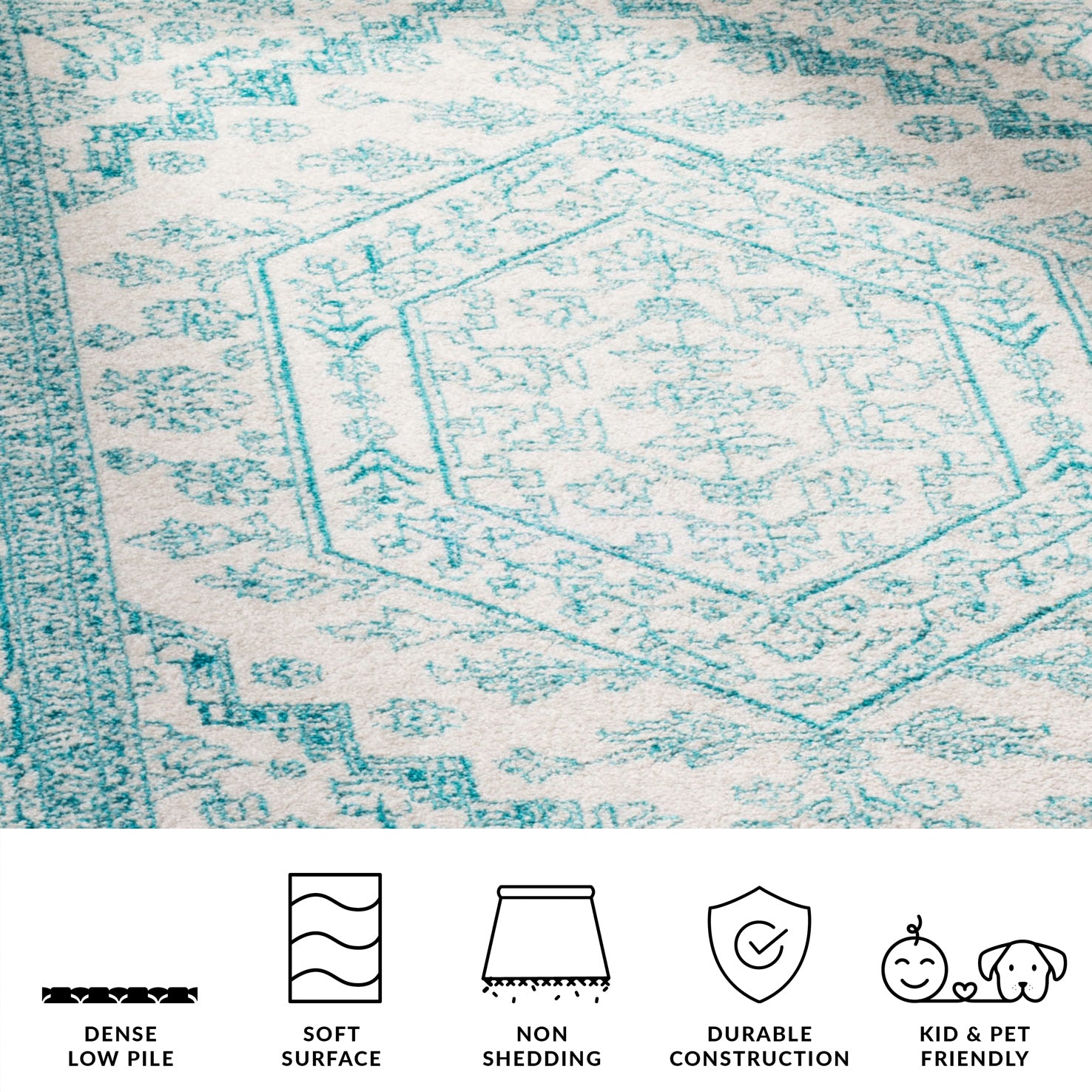 IVORY / TEAL