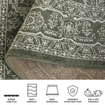 DARK GREEN / IVORY