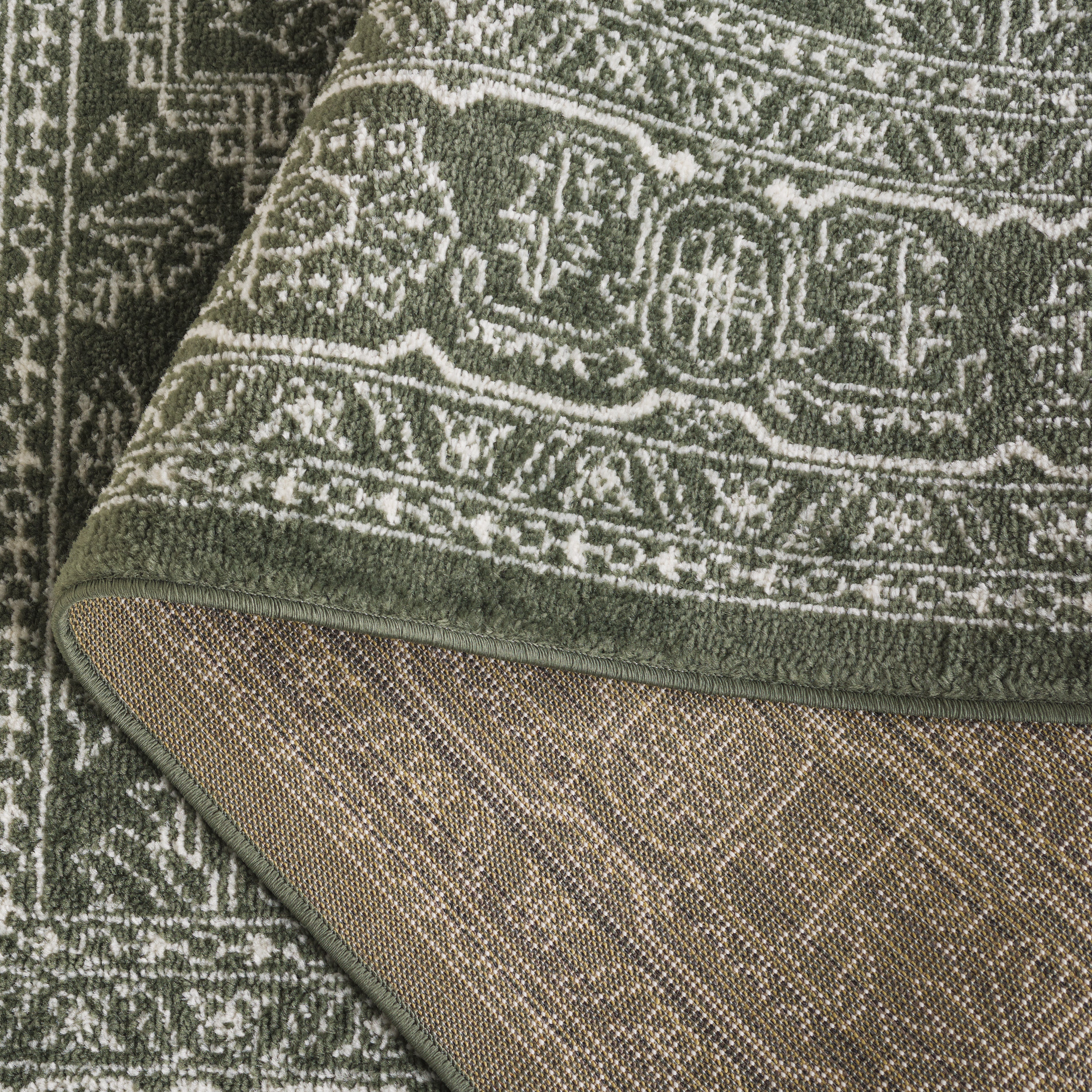 DARK GREEN / IVORY