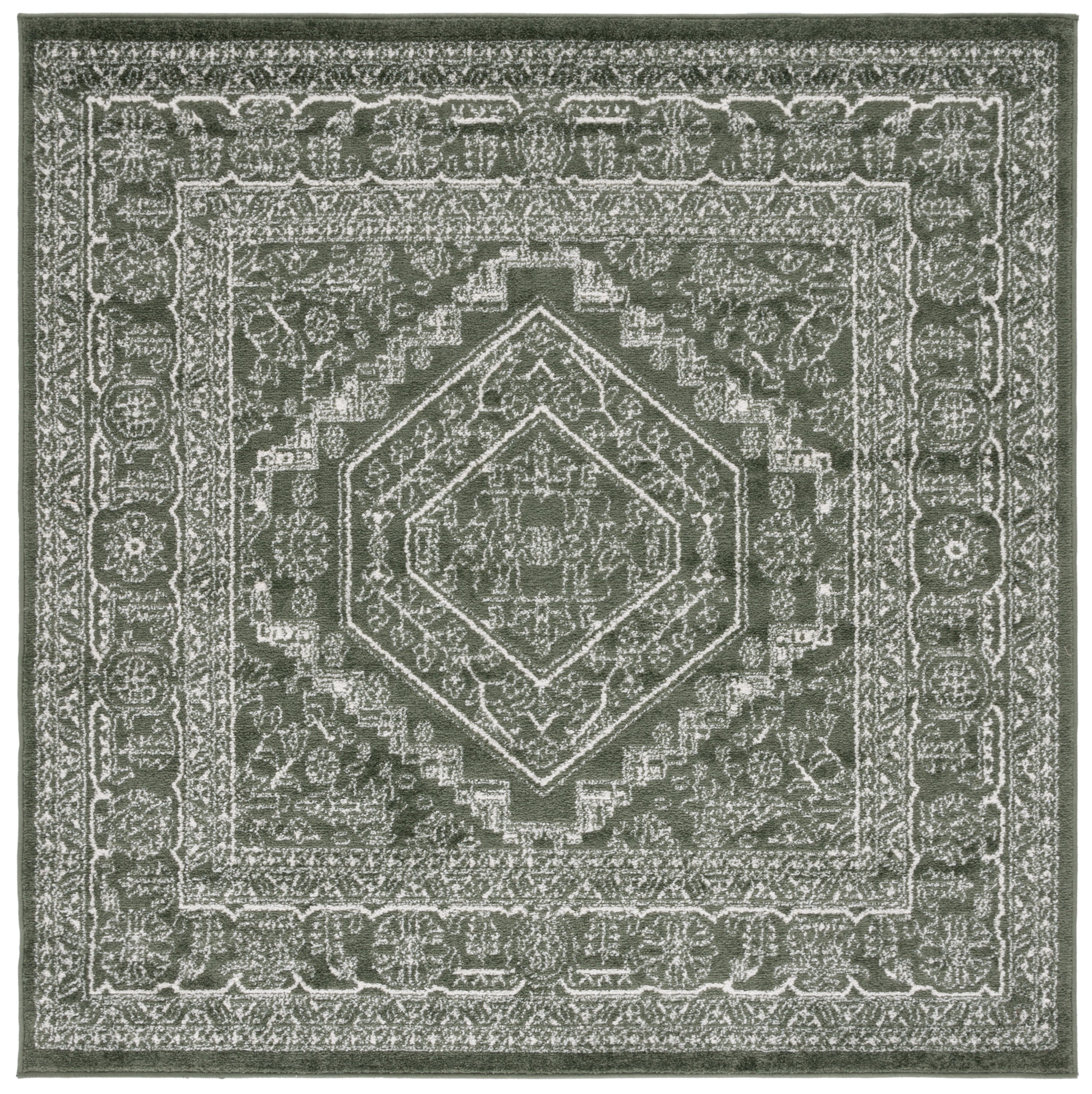 DARK GREEN / IVORY